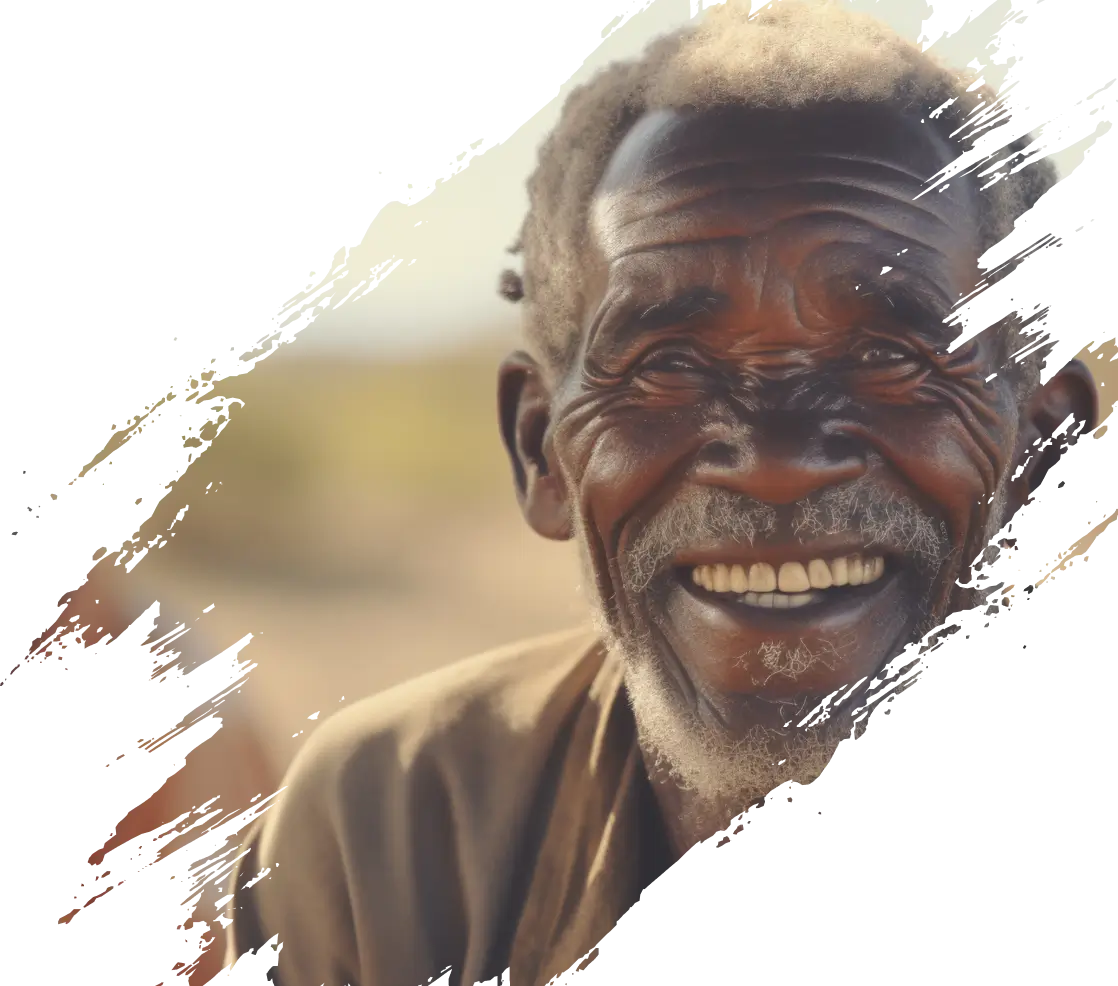 Smiling Elderly Man